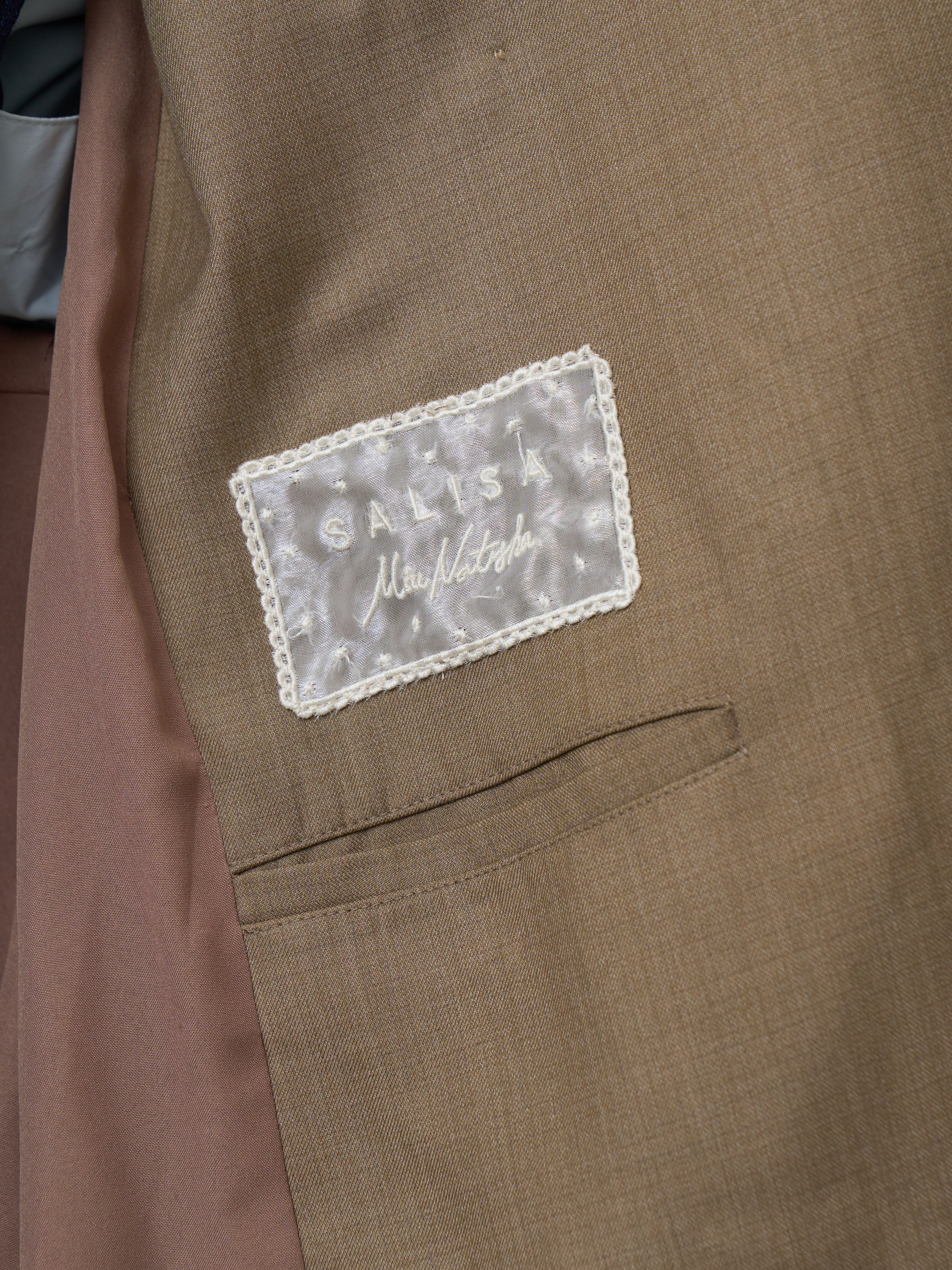 TRENCH MN COAT CROPPED FW26