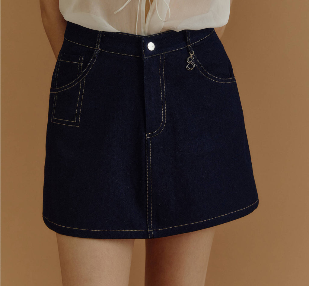 SKIRT V PF25 Dark Denim