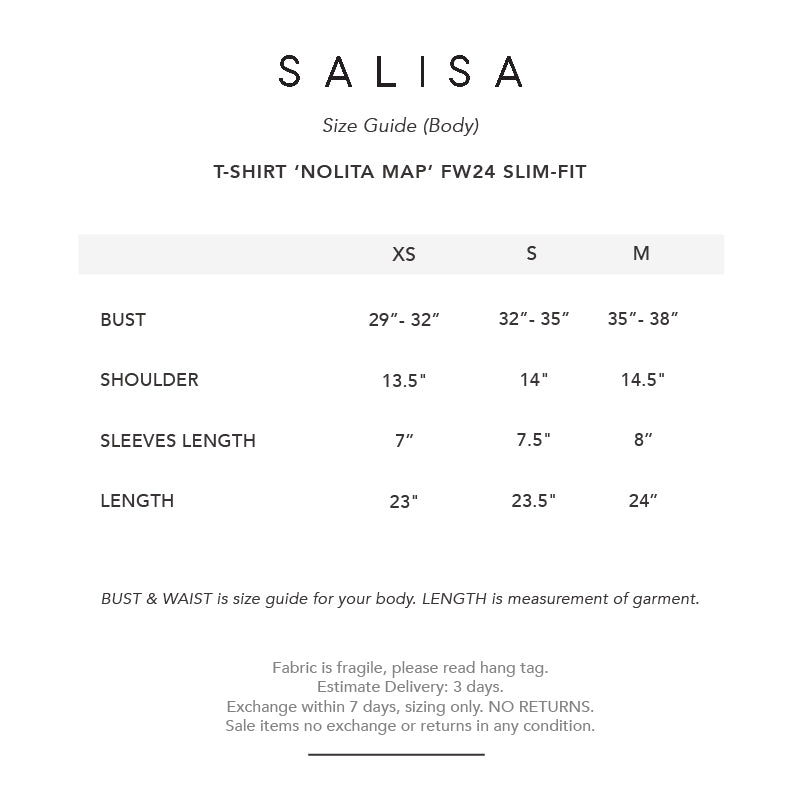 T-SHIRT FW24 Nolita Map