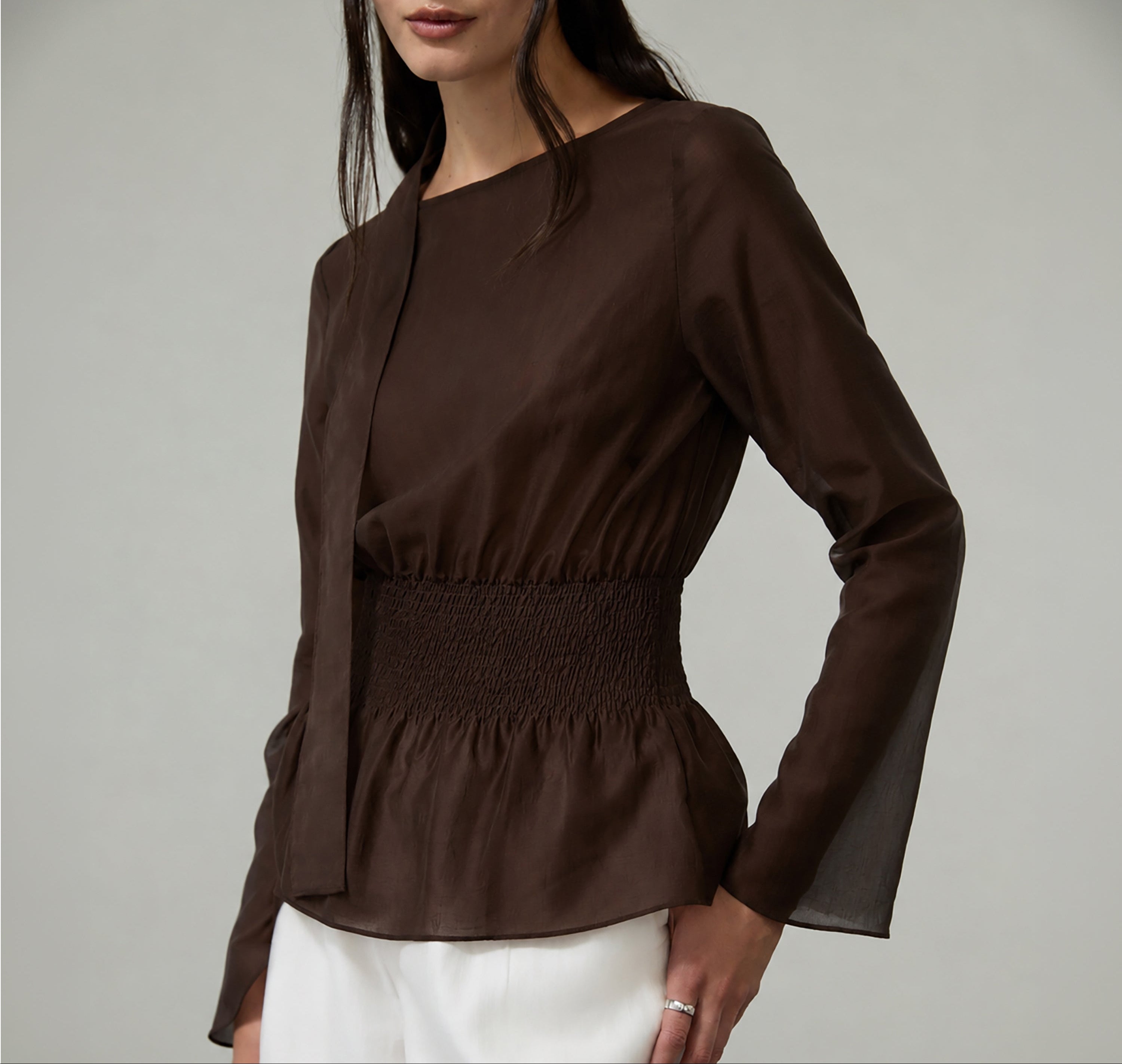 SHEER BLOUSE SS26
