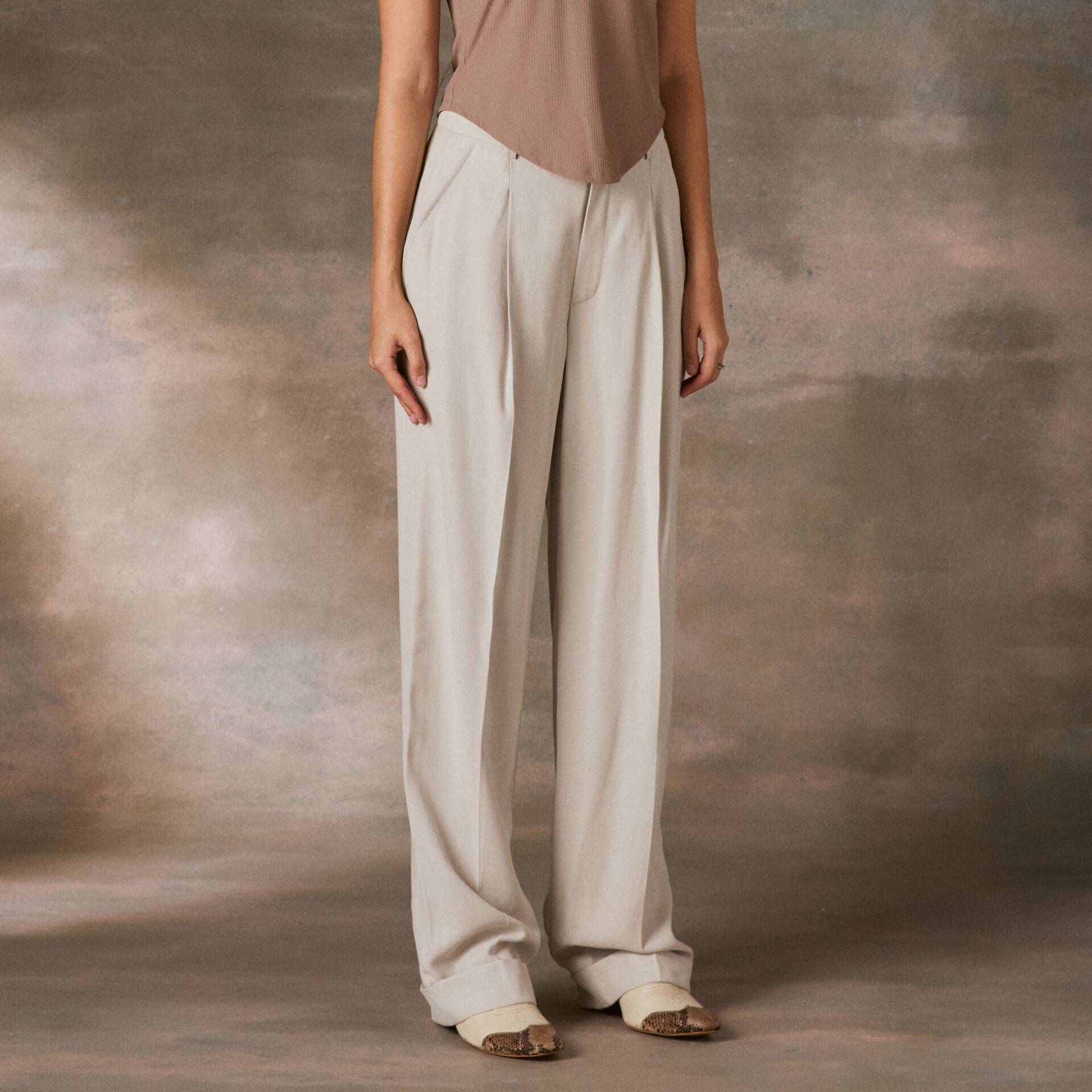 PANTS PF24 CUFF Mid-Rise (Light Wool Fabric)