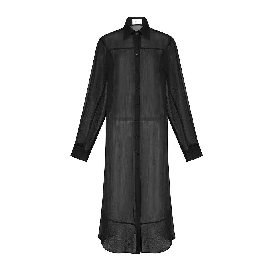 MAXI SHIRT FW24 Sheer