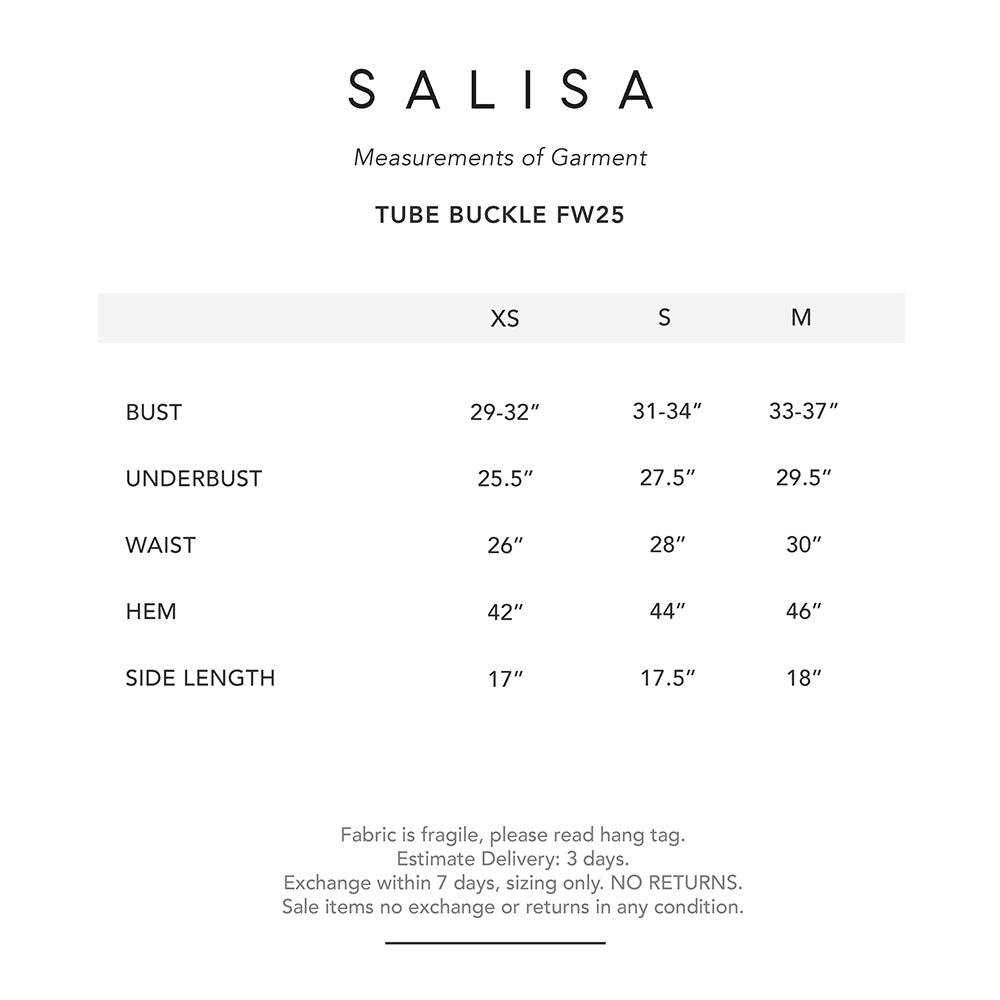 TUBE BUCKLE FW25 Satin