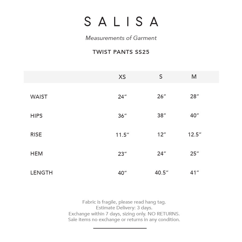 TWIST PANTS SS25 SOFT JERSEY High Waist Mushroom