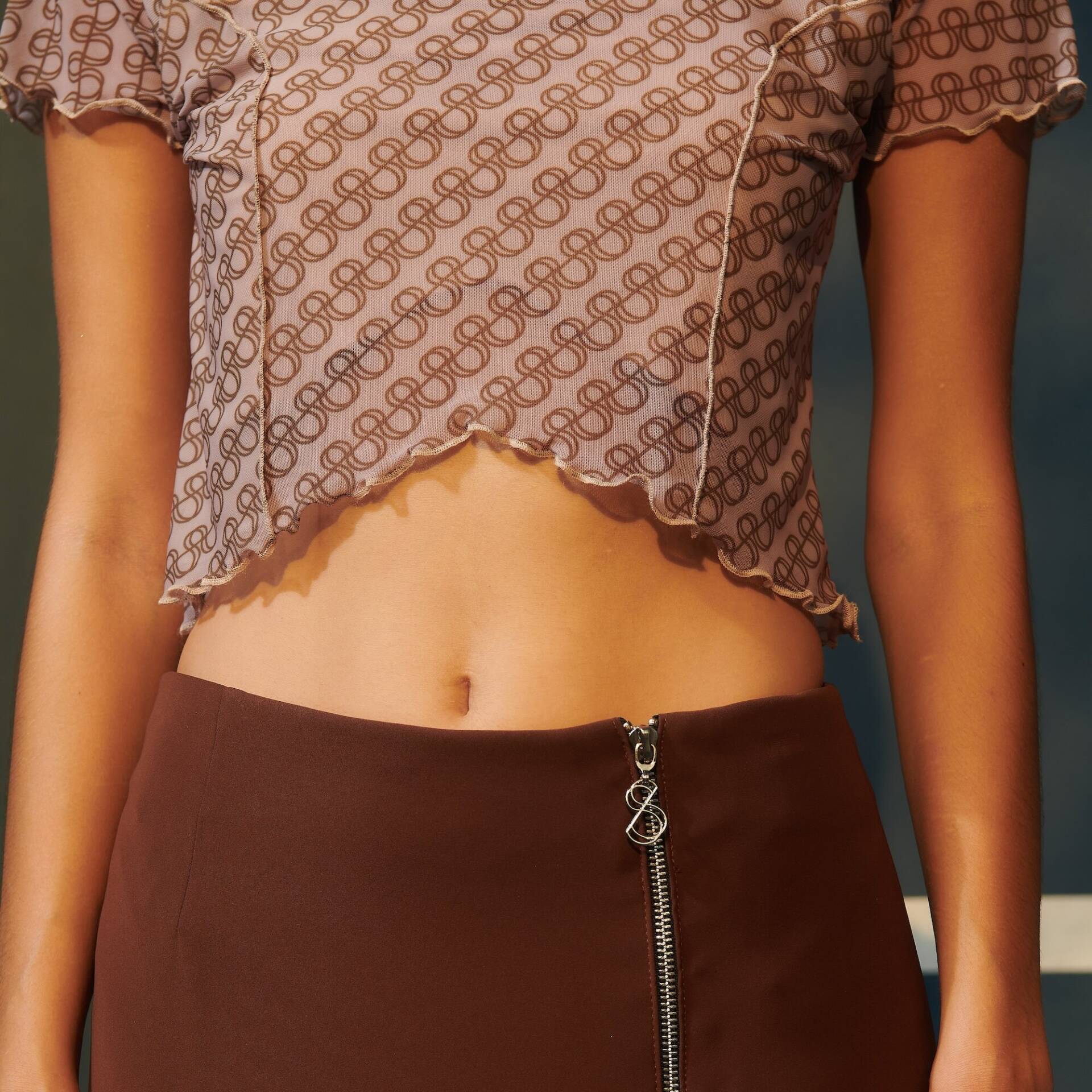 MESH SS24 Crop Top Print (front lining only)