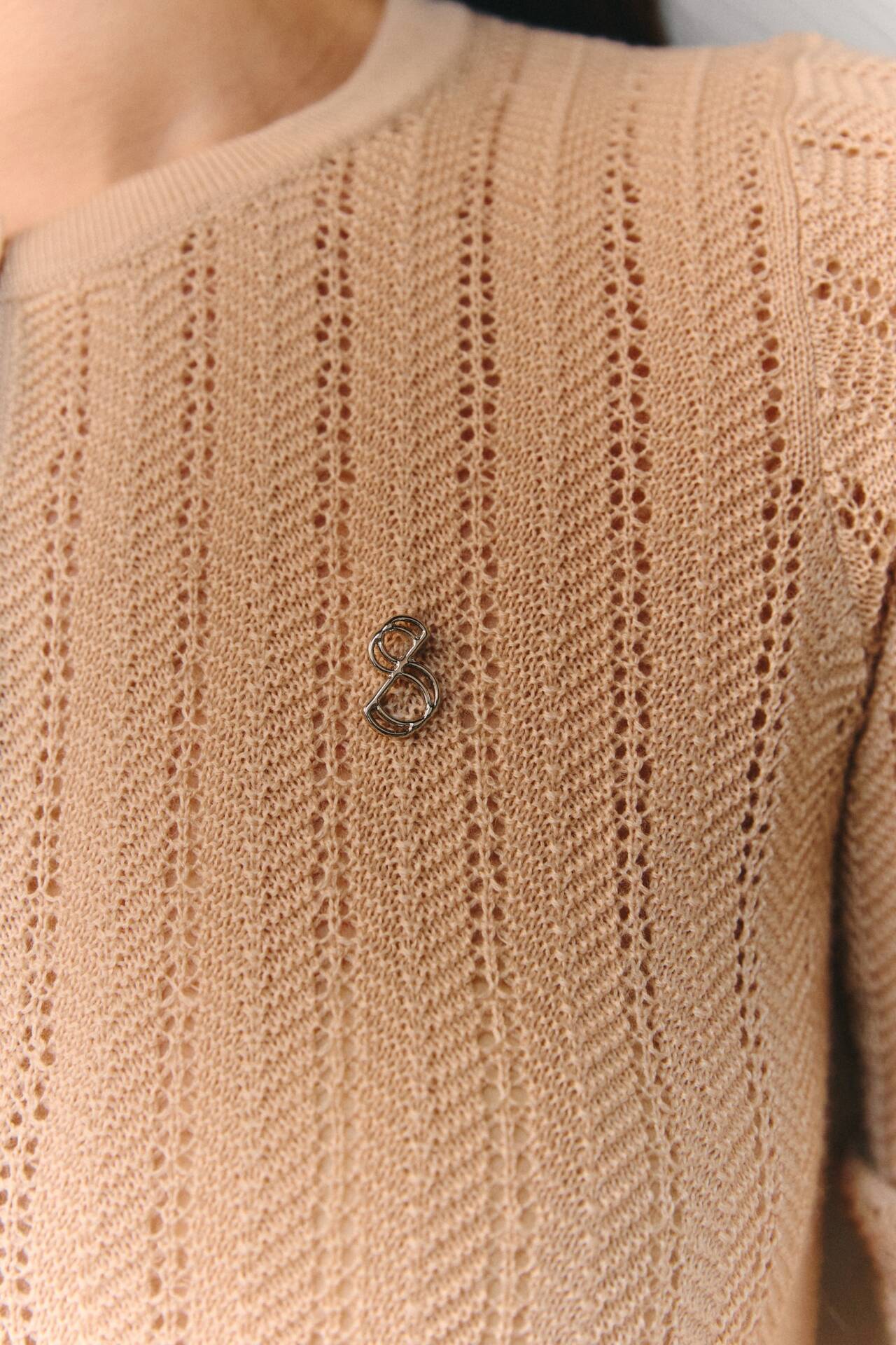 CARDIGAN Cropped (Imported Italian Wool Yarns)