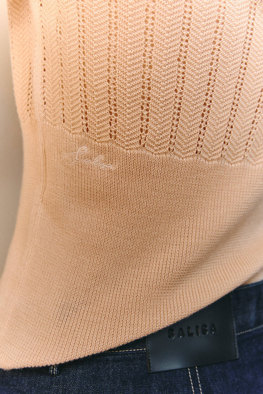 CARDIGAN Cropped (Imported Italian Wool Yarns)