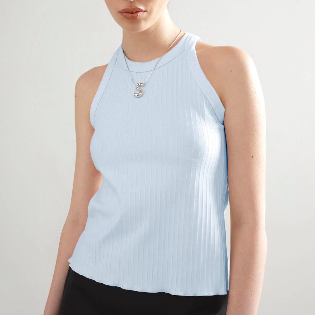 TANK PF23 Top Back Slit Sky Blue
