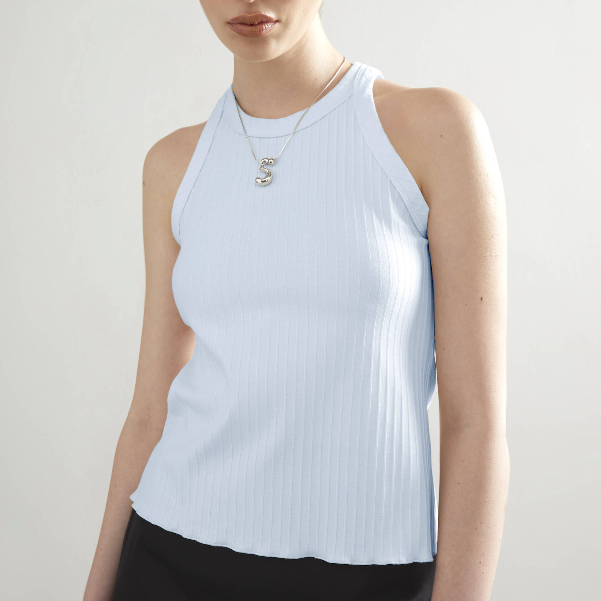 TANK PF23 Top Back Slit Sky Blue