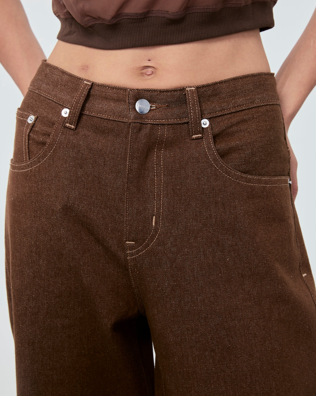 BAGGY JEANS Logo Folded