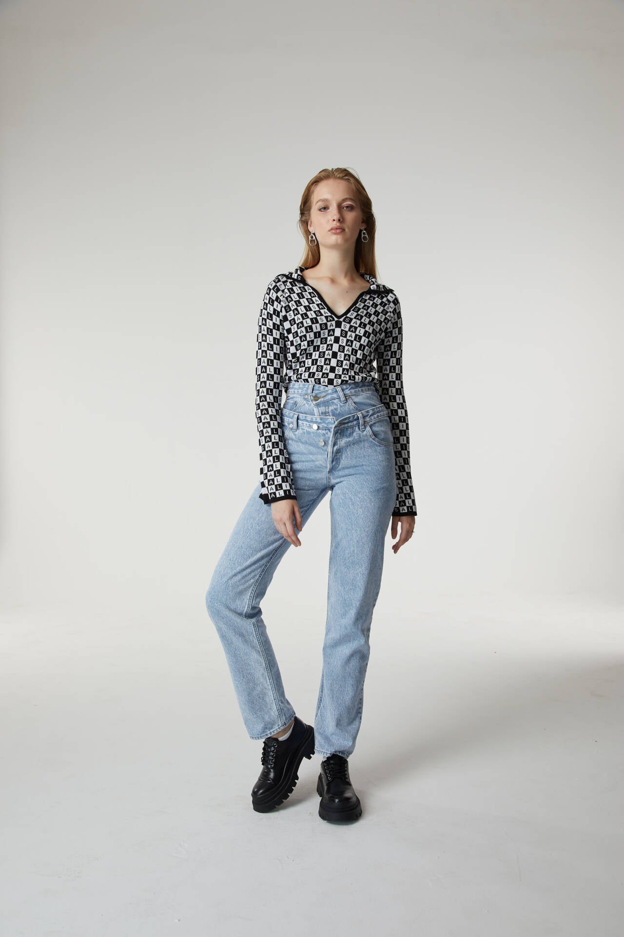 Jeans Double Overlap Blue