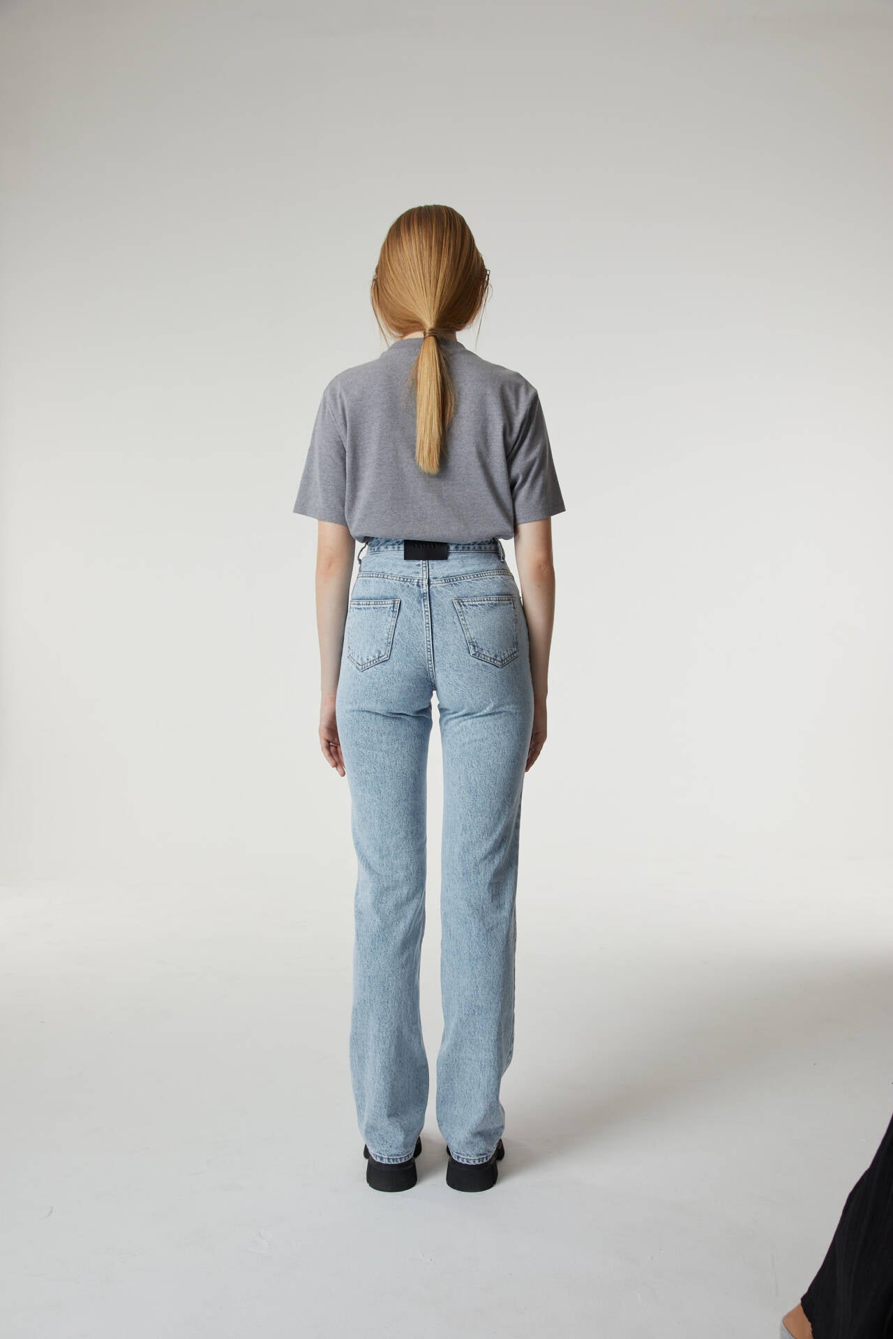 Jeans Flare/Folded Blue