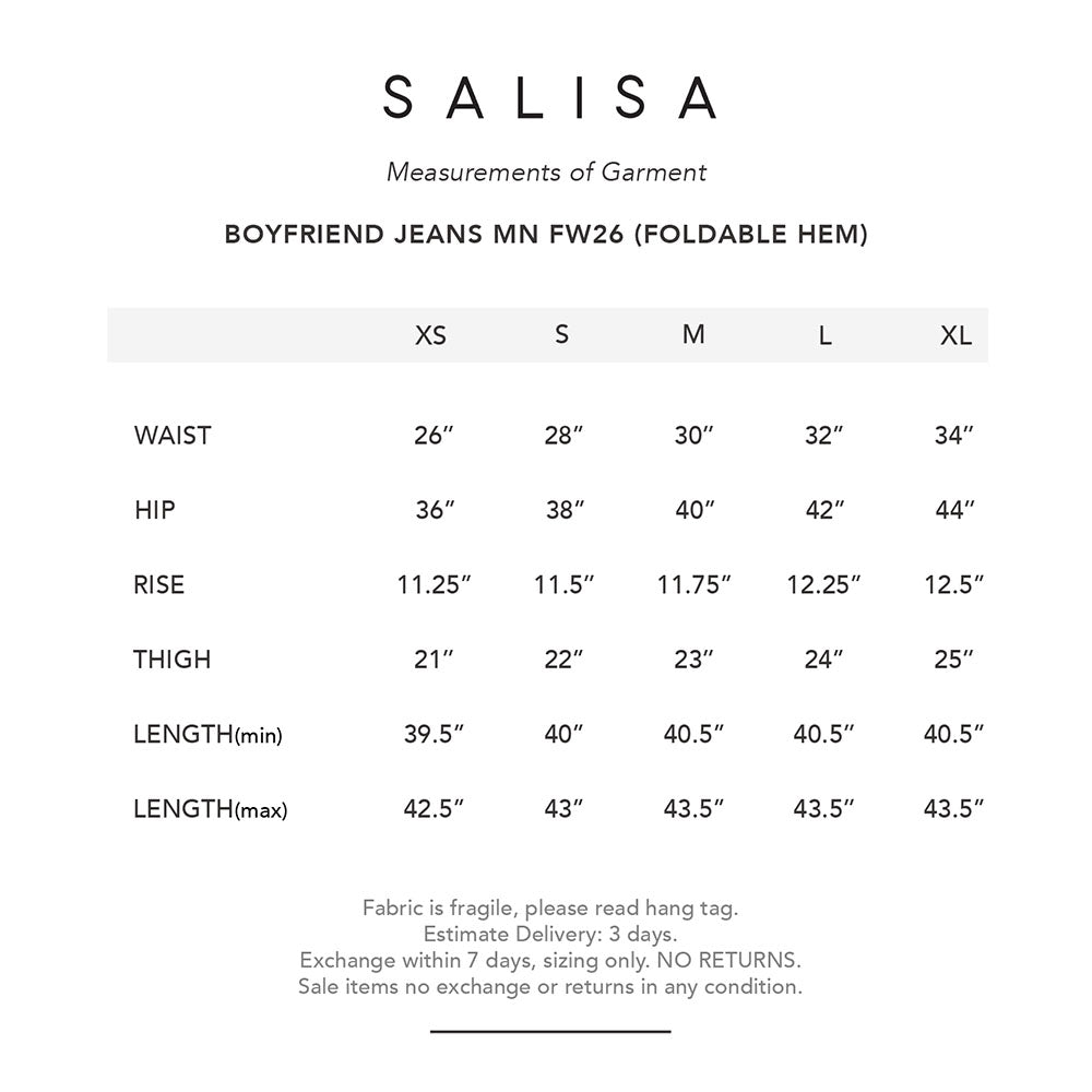 BOYFRIEND JEANS MN FW26 (Foldable Hem)
