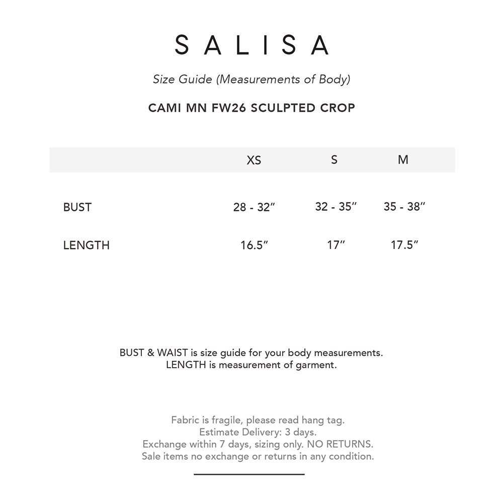 CAMI MN FW26 SCULPTED CROP