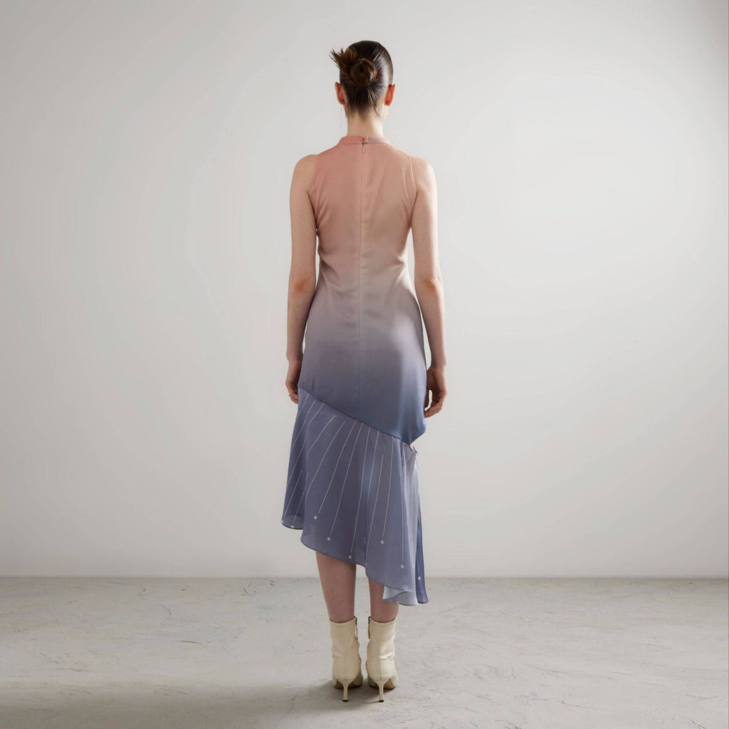 DRESS PF23 Ombre with Asymmetric Hem