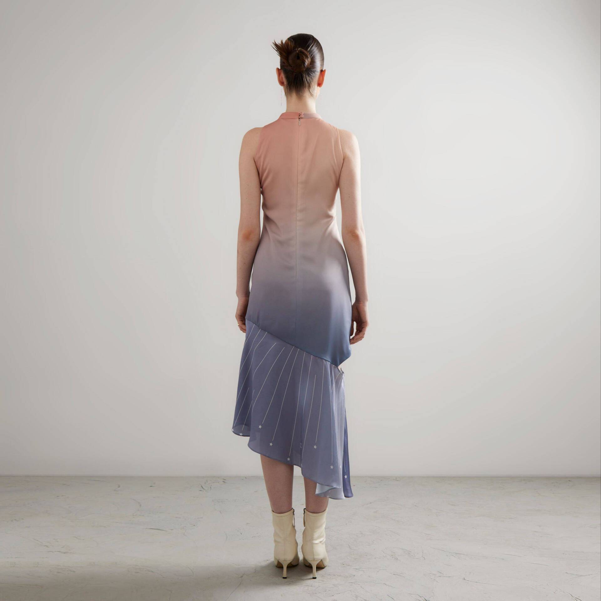 DRESS PF23 Ombre with Asymmetric Hem