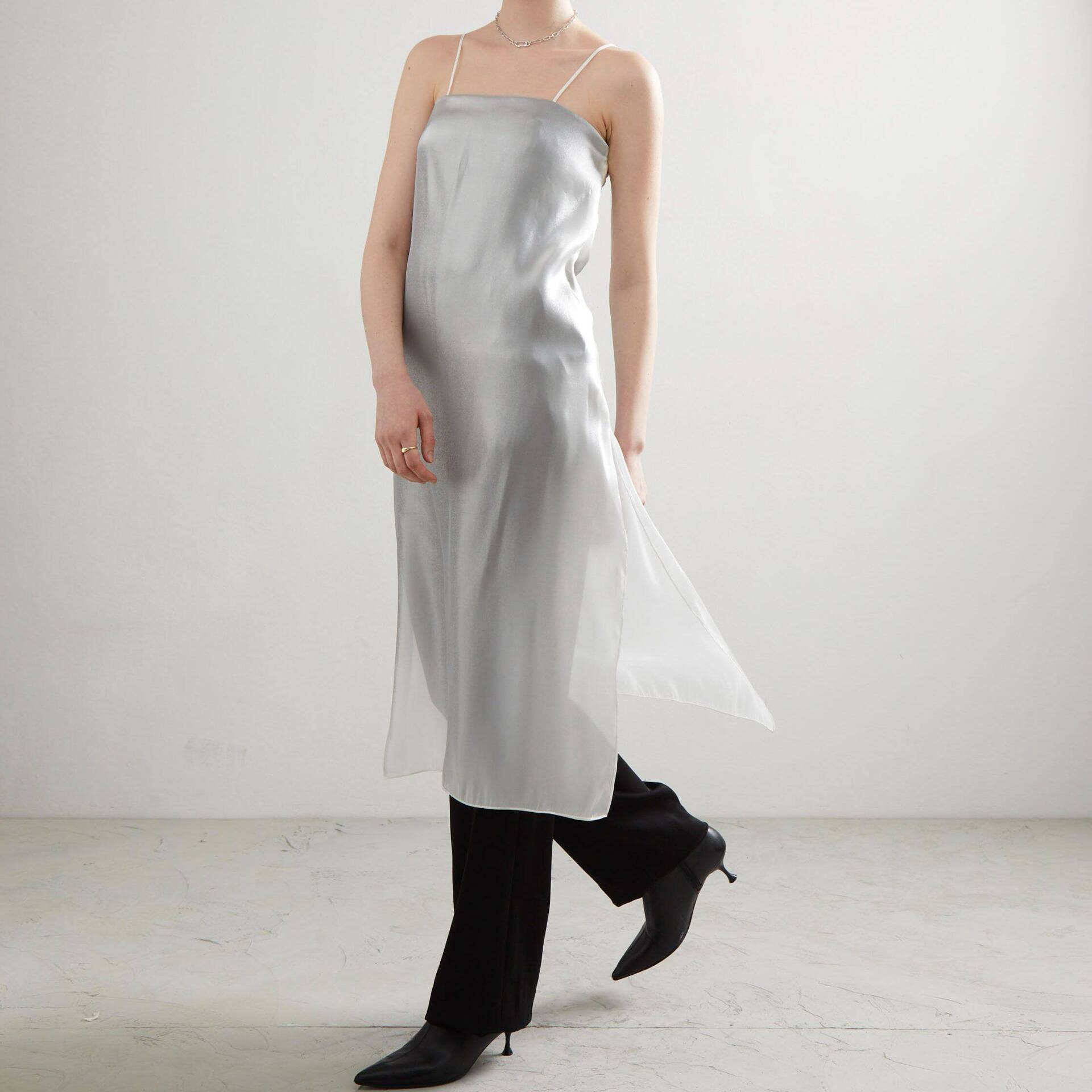 JUMPSUIT PF23 Long White/Black
