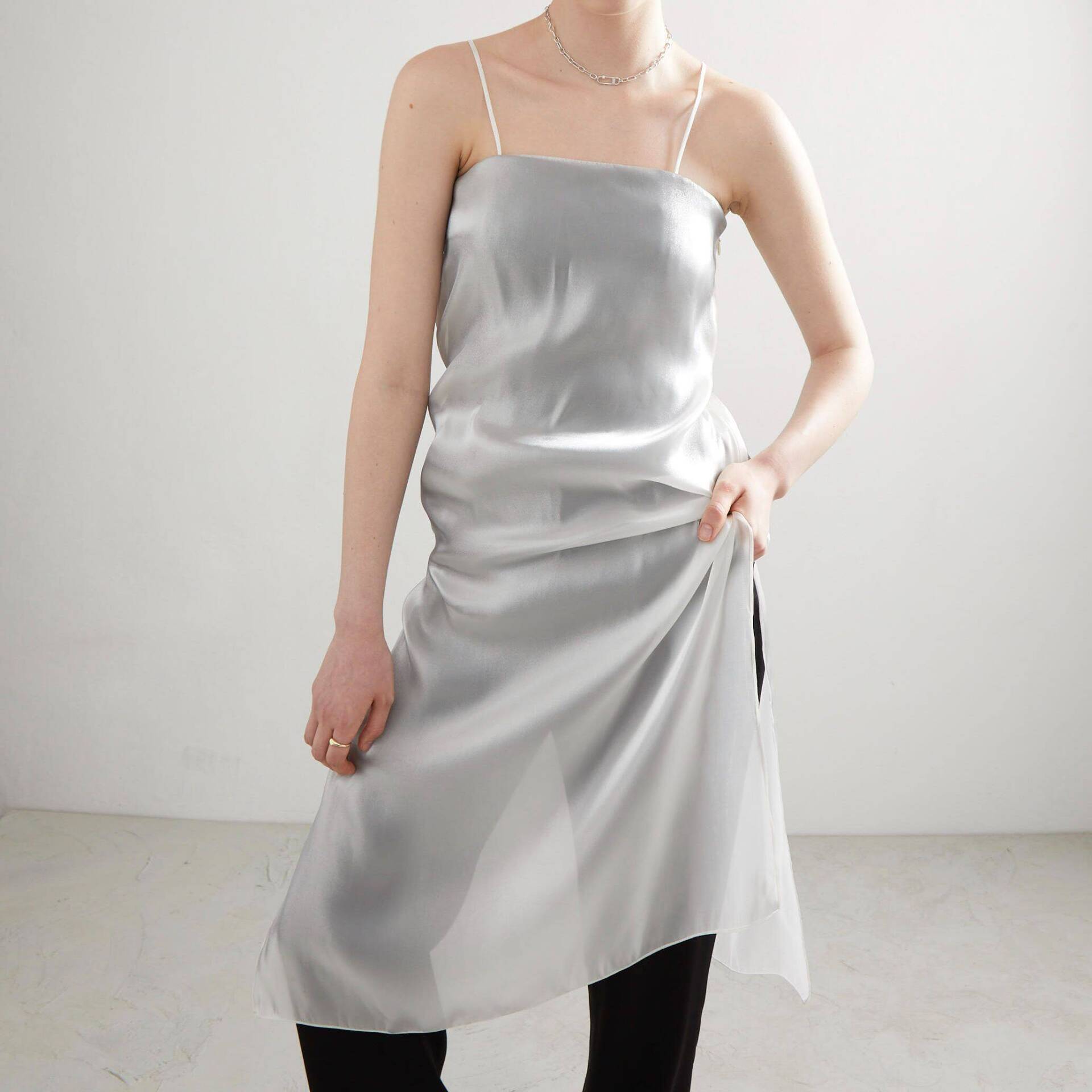 JUMPSUIT PF23 Long White/Black