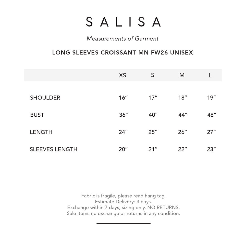 LONG SLEEVES CROISSANT MN FW26 Unisex