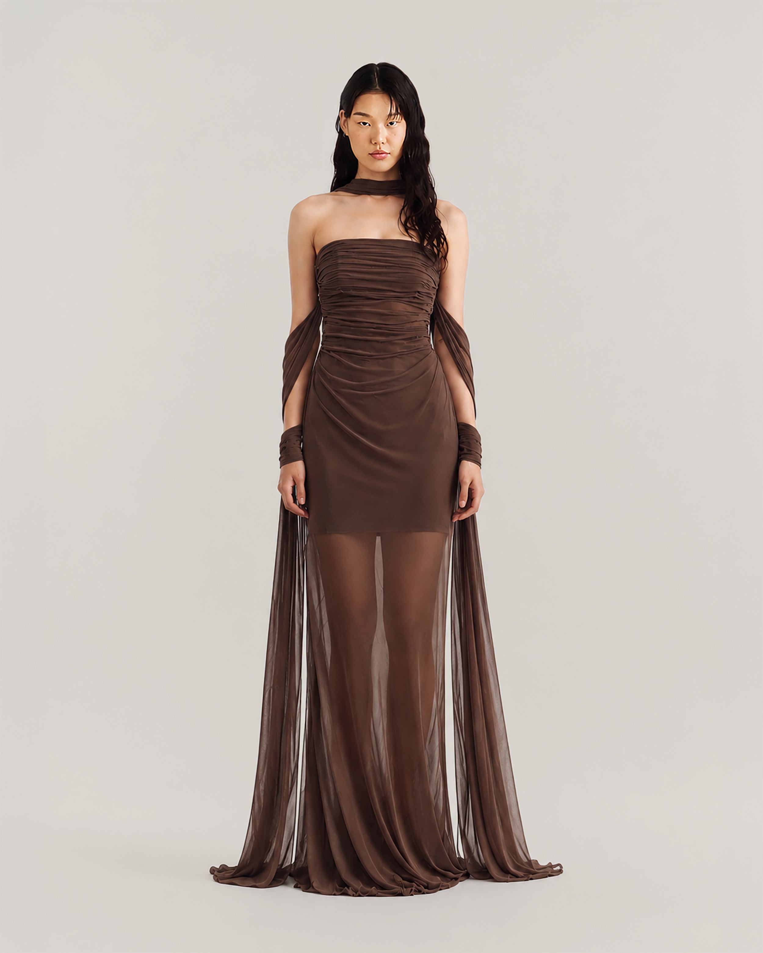 MESH TUBE DRESS