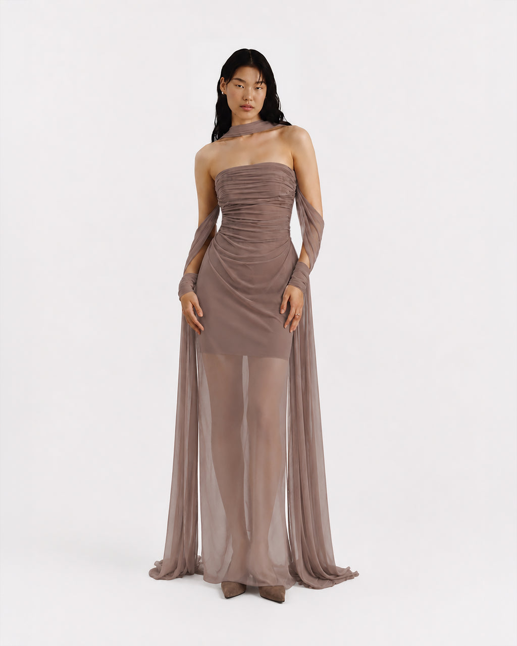 MESH TUBE DRESS