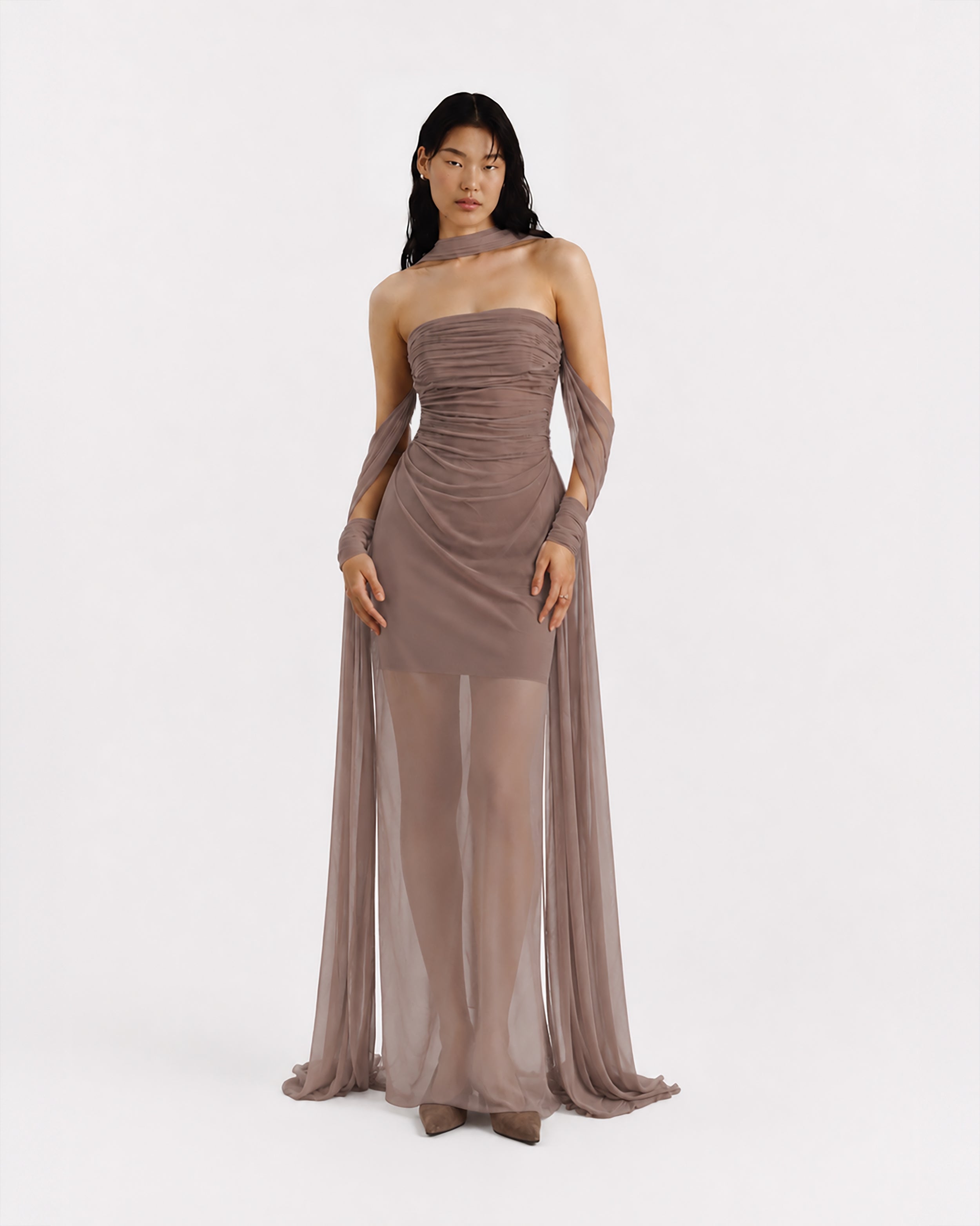 MESH TUBE DRESS