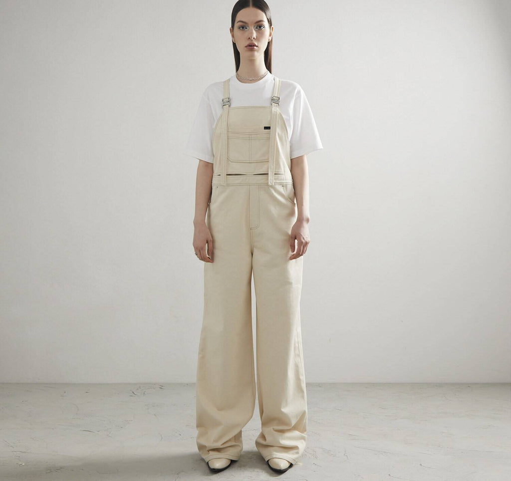 Oversized OVERALLS Jumpsuit Ivory