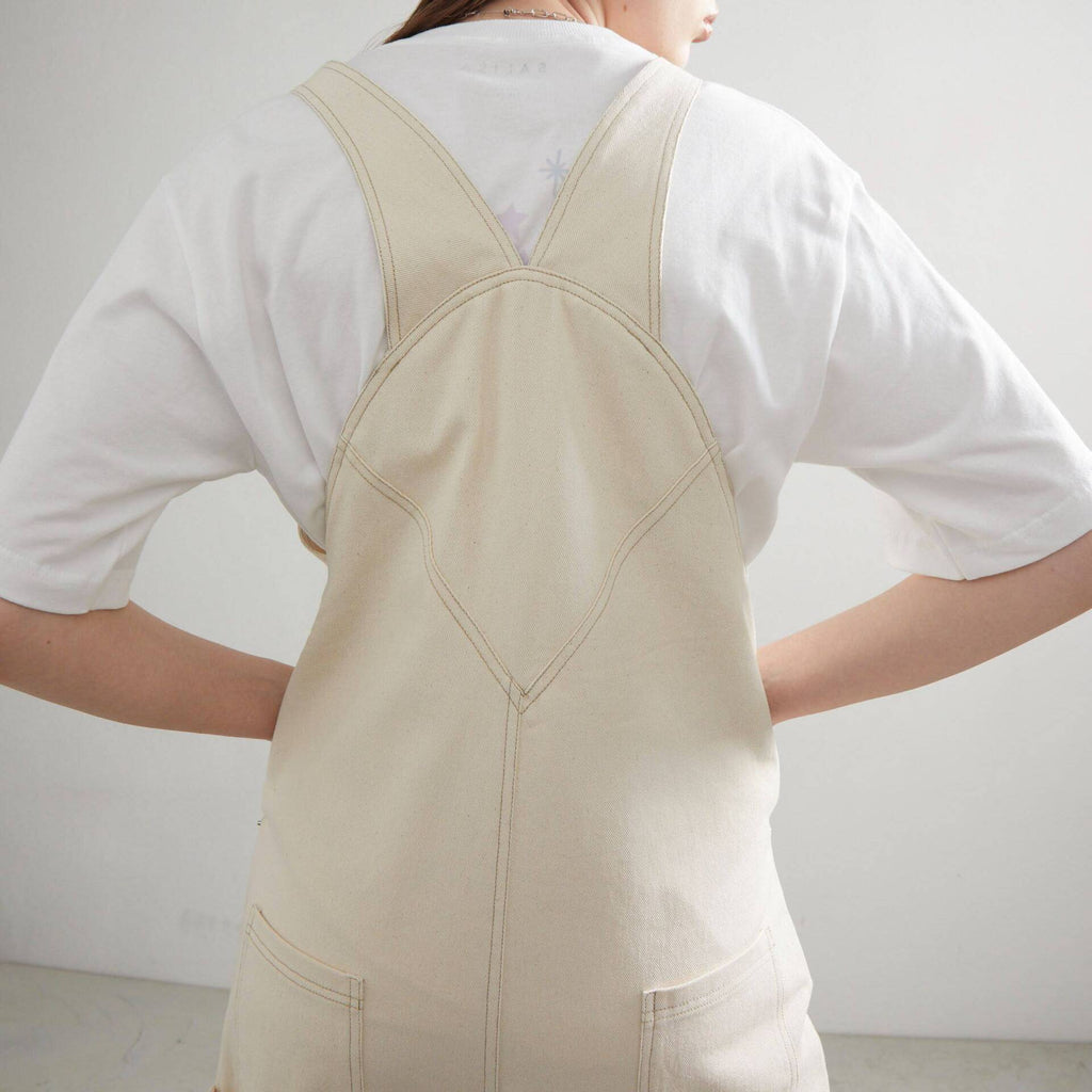 Oversized OVERALLS Jumpsuit Ivory
