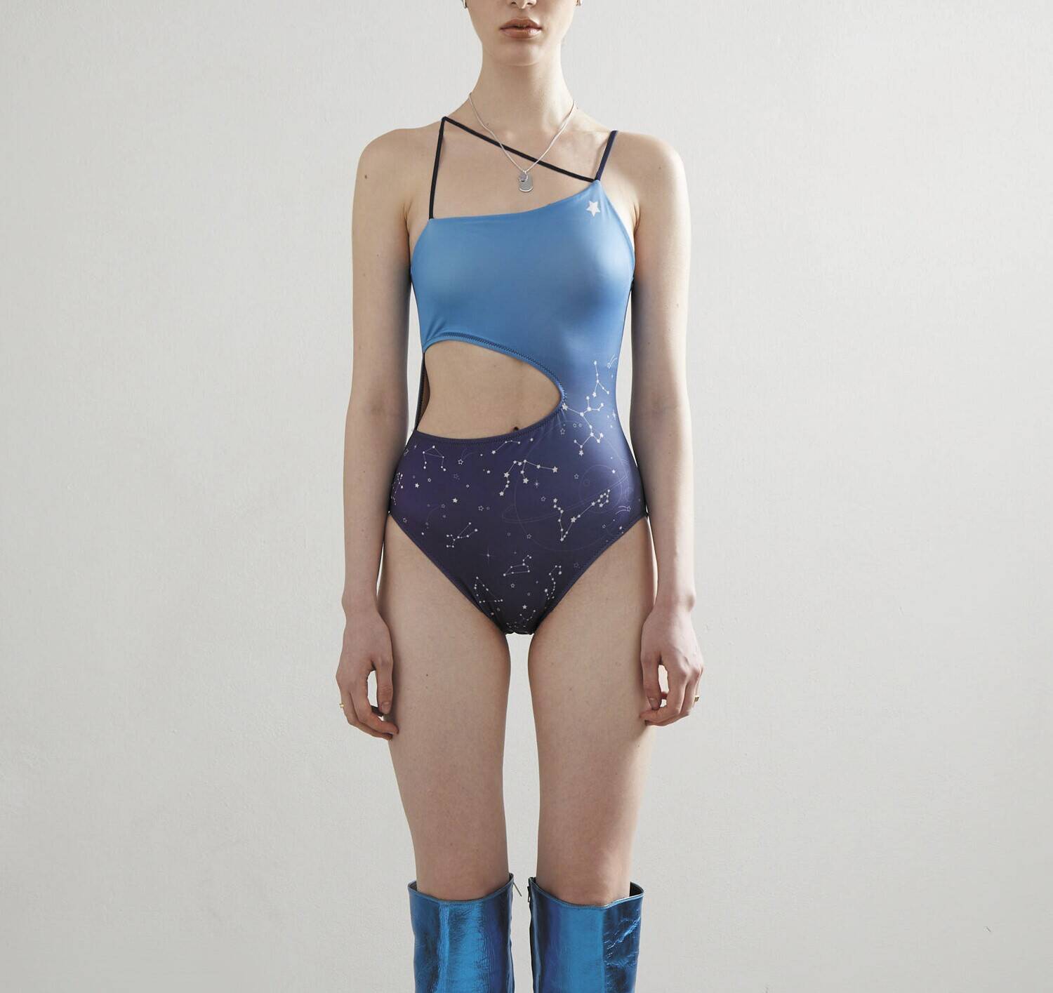 Zodiac Stellar One-Piece Swimsuit Asymmetric Cut-Out