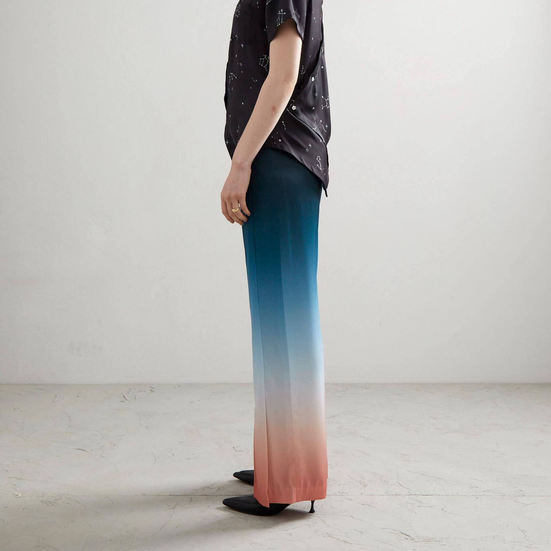 PANTS PF23 Ombre Print High Waist