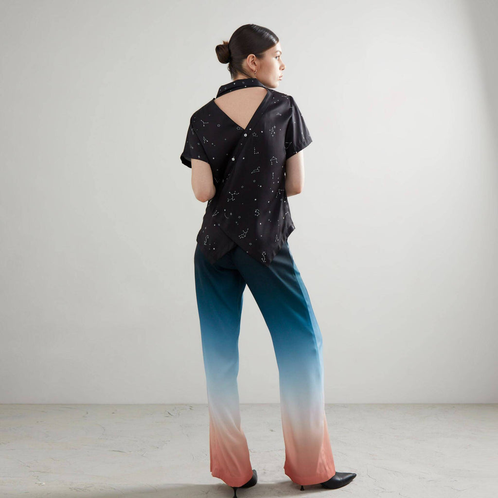 PANTS PF23 Ombre Print High Waist