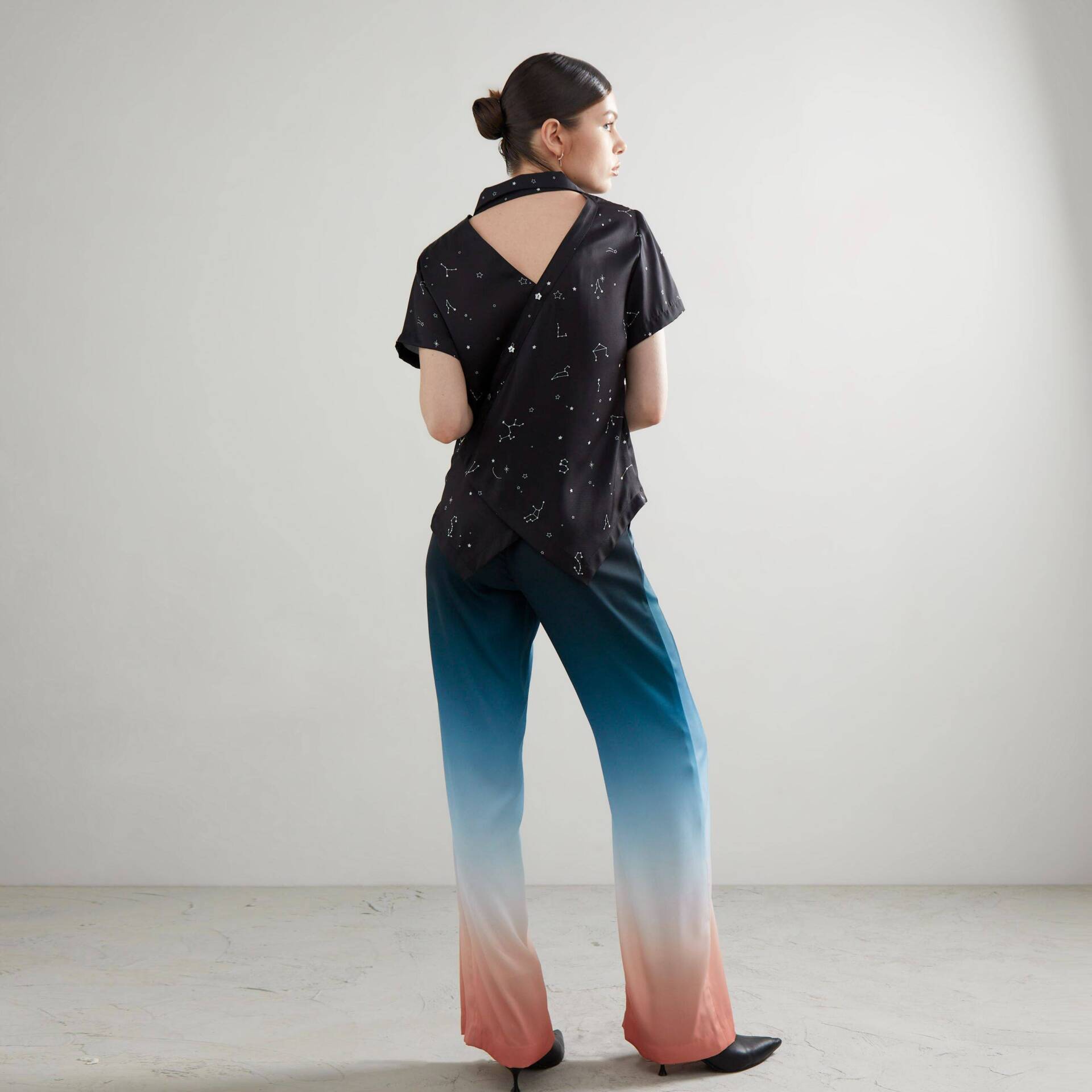 PANTS PF23 Ombre Print High Waist