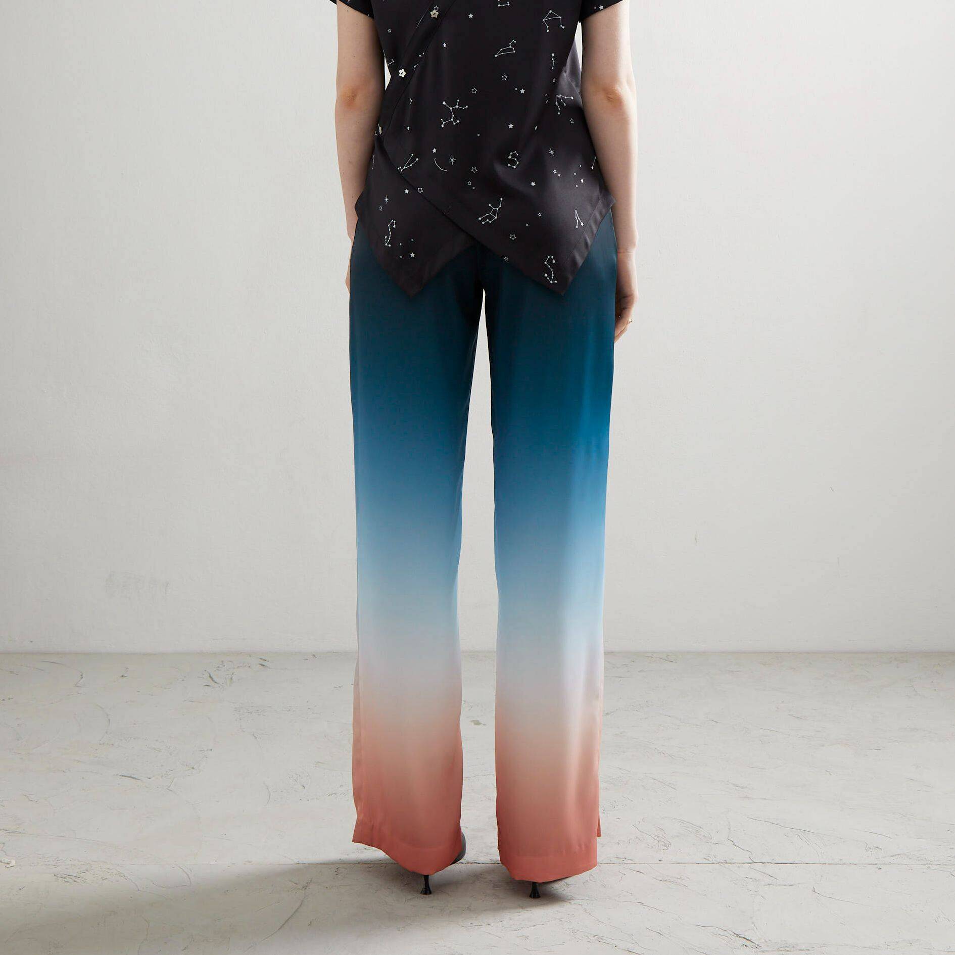 PANTS PF23 Ombre Print High Waist
