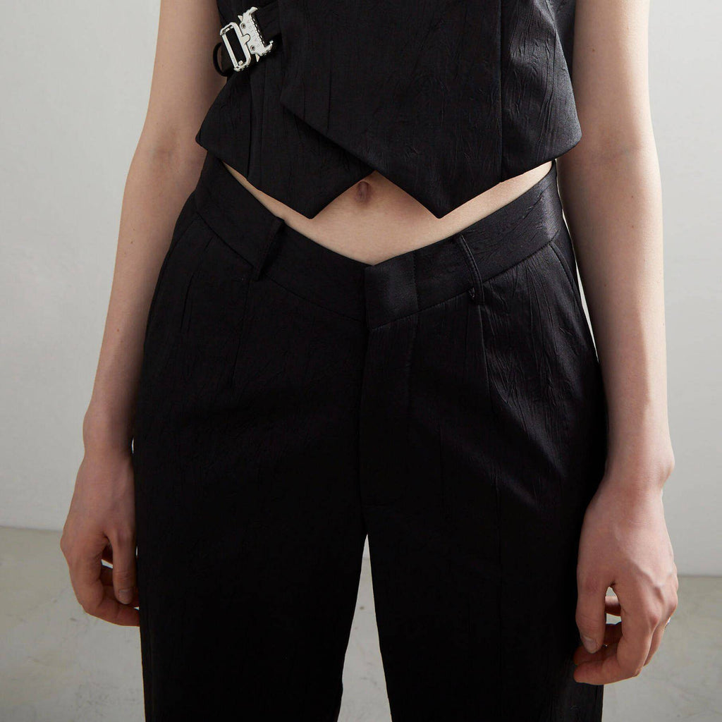 PANTS V Black Granite (low-mid rise waist)