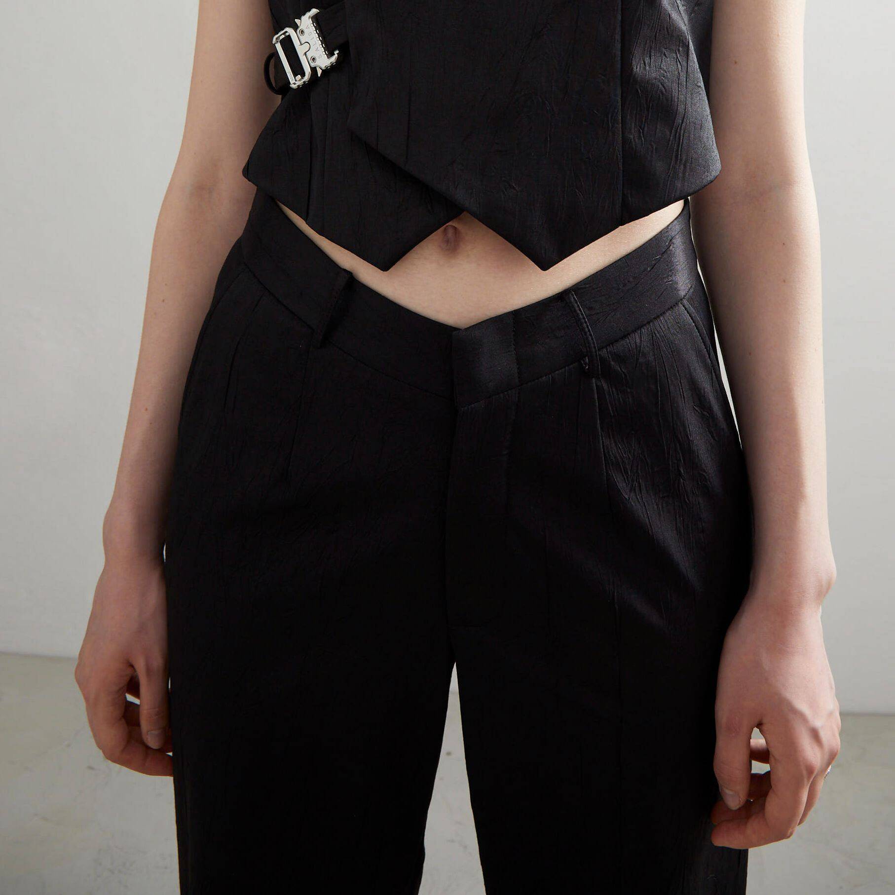 PANTS V Black Granite (low-mid rise waist)
