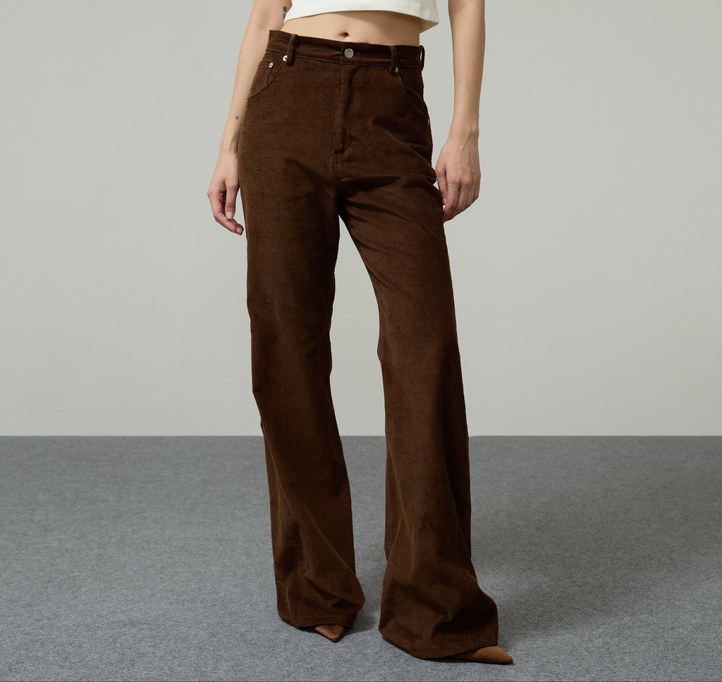 PANTS CORDUROY SS26 FLARE INSERT Brown