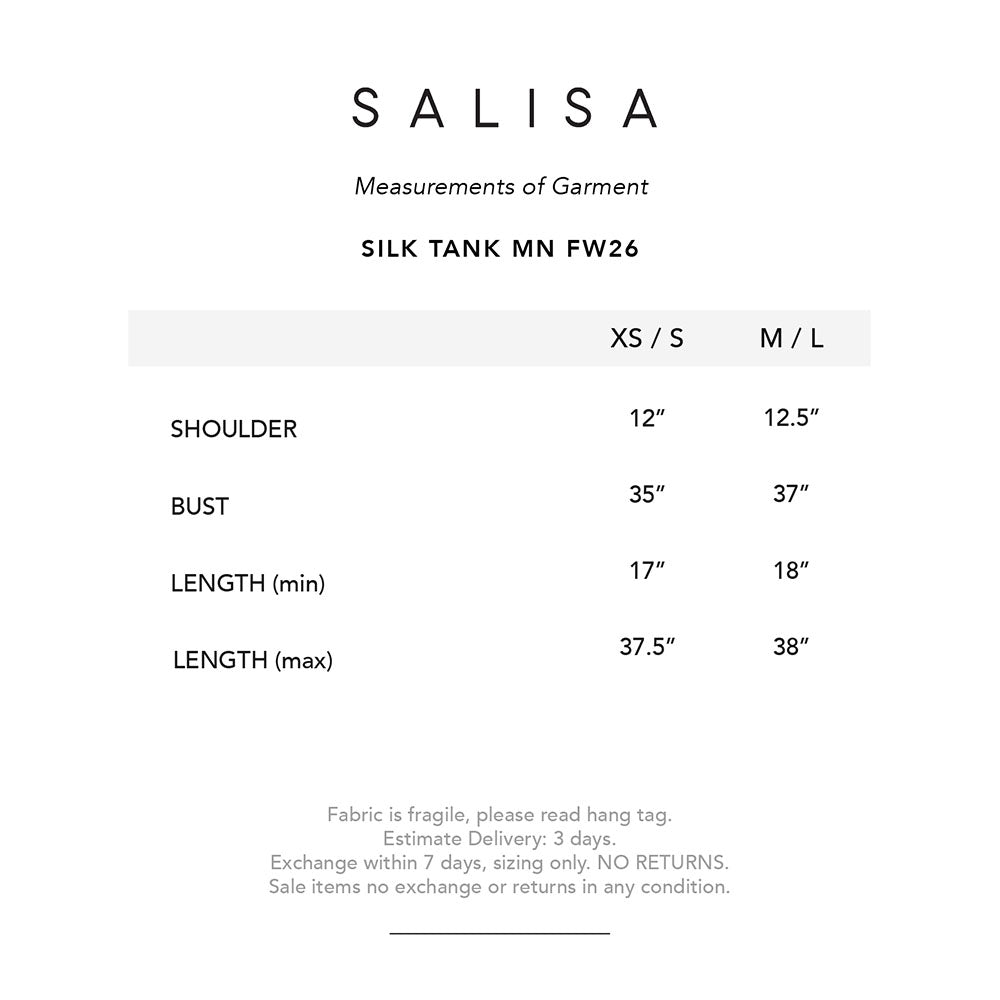 SILK TANK MN FW26