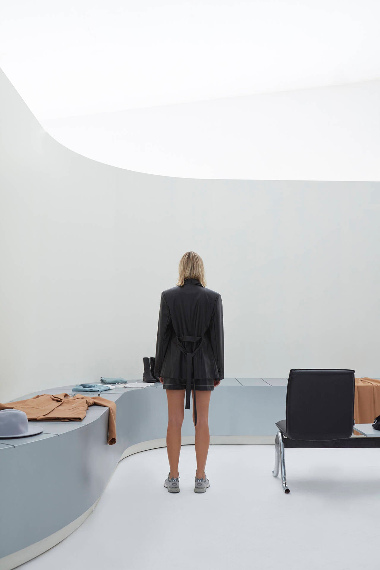 Blazer02 Vegan Leather Black