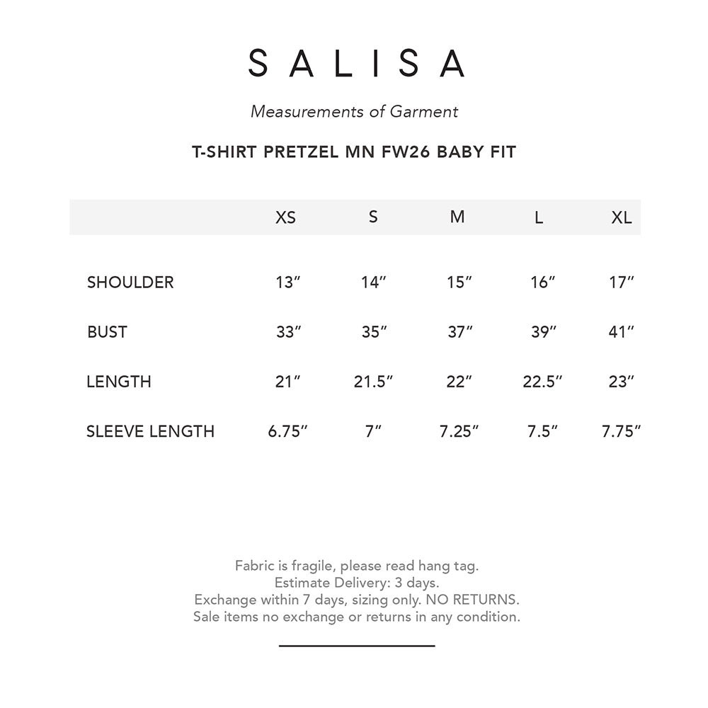 T-SHIRT PRETZEL MN FW26 Baby Fit