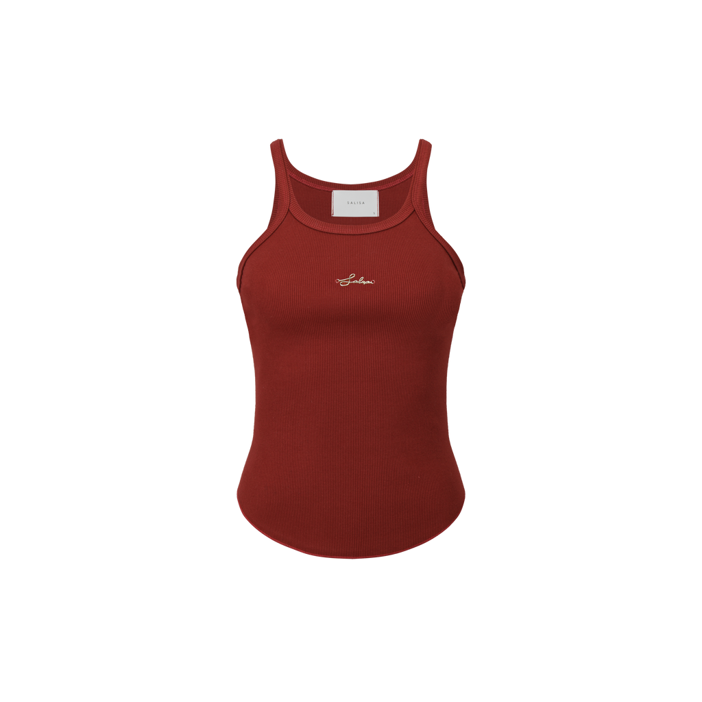 TANK Top LOGO Burgundy