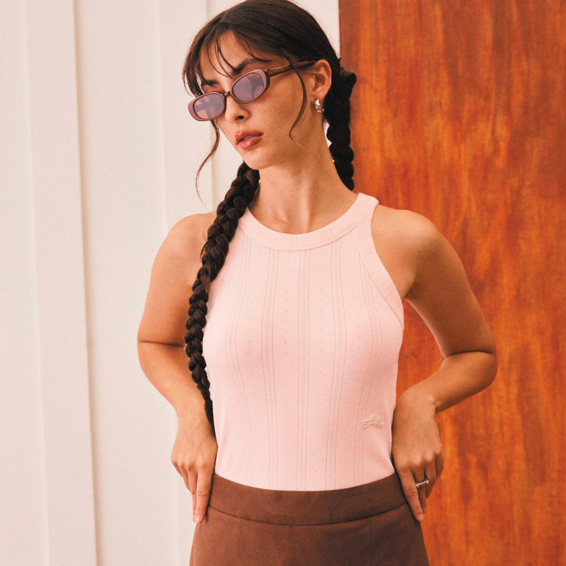 TANK PF24 Pearl Logo Light Pink