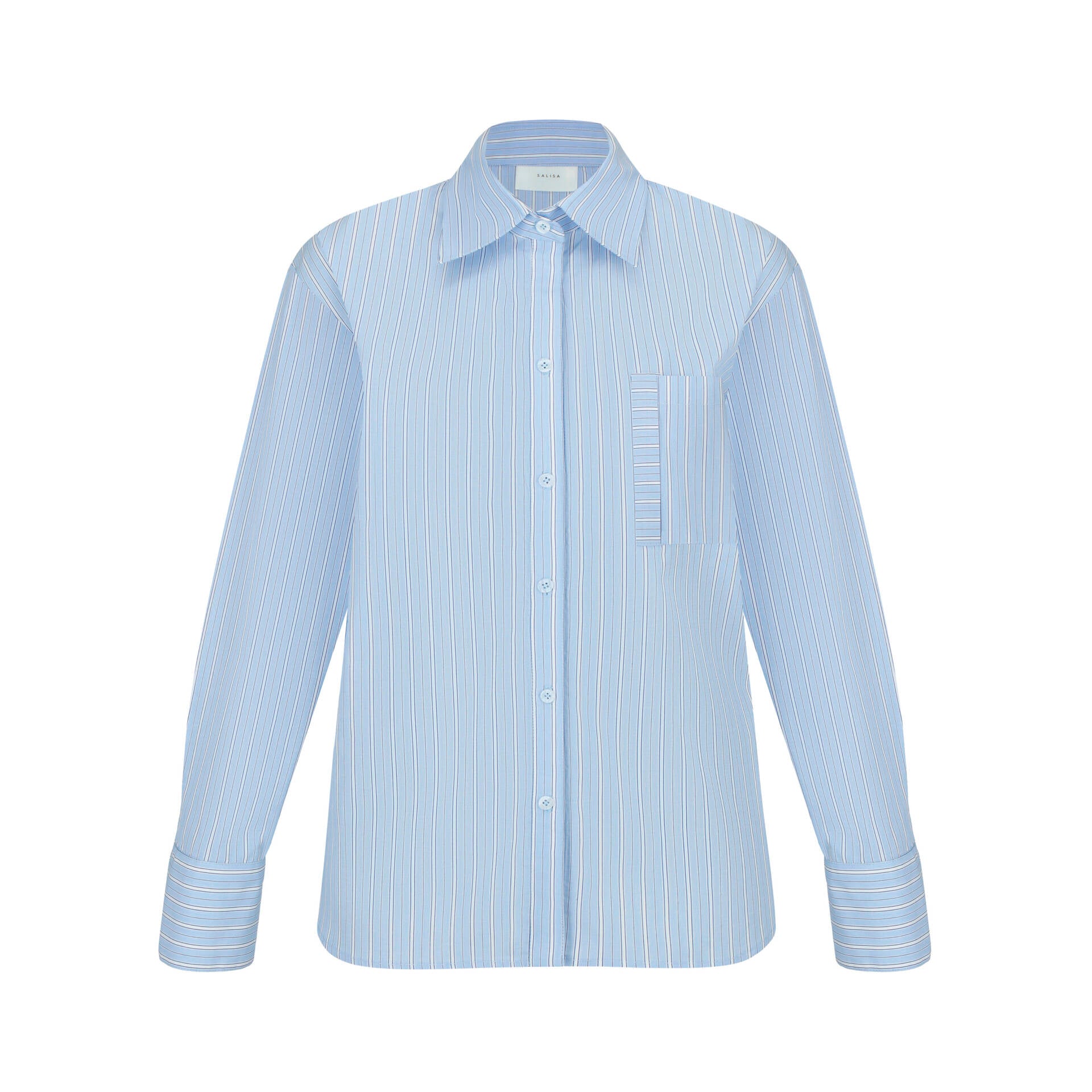 Oversized SHIRT SS25 Striped  (Back Adjustable Button)