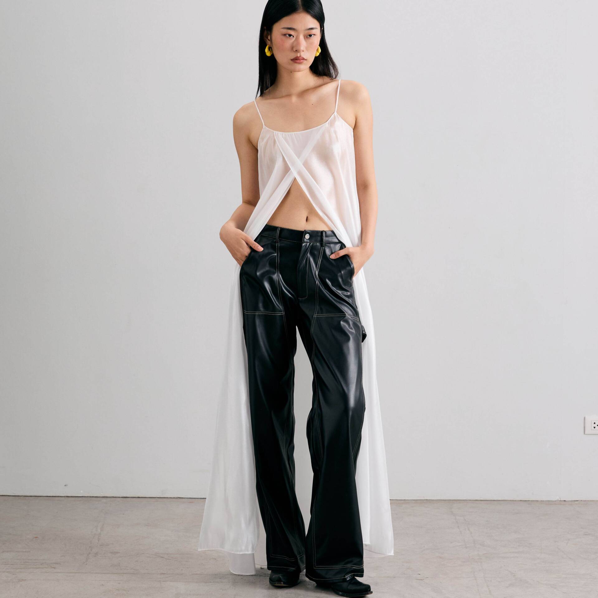 SILK MAXI DRESS FW24 Cross