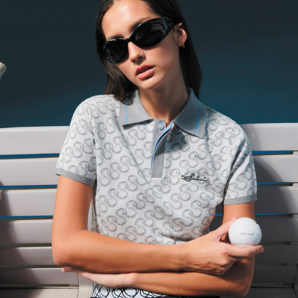 KNIT POLO SS24 Crop Light Wool (Imported Italian Yarn)