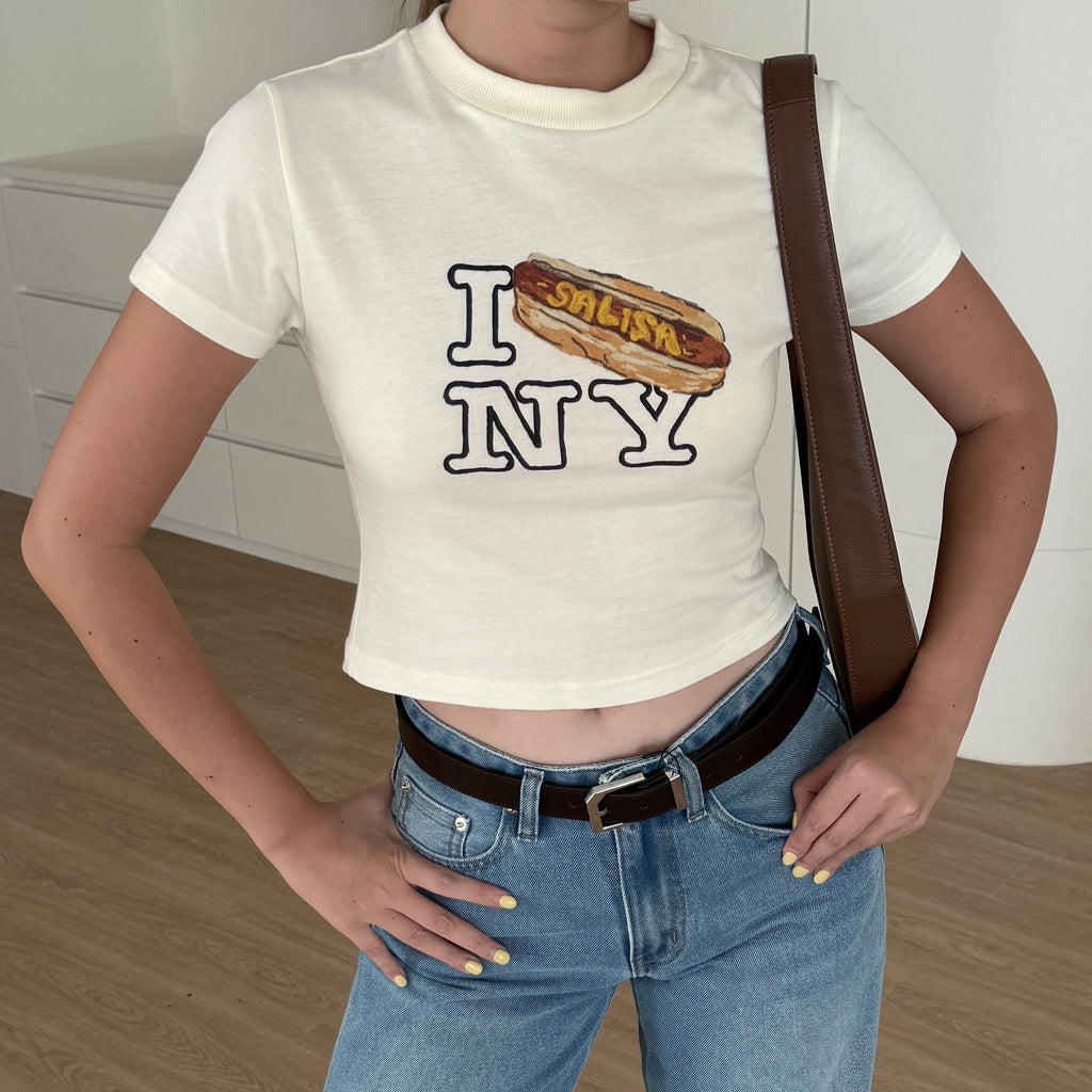 BABY TEE I HOTDOG NY