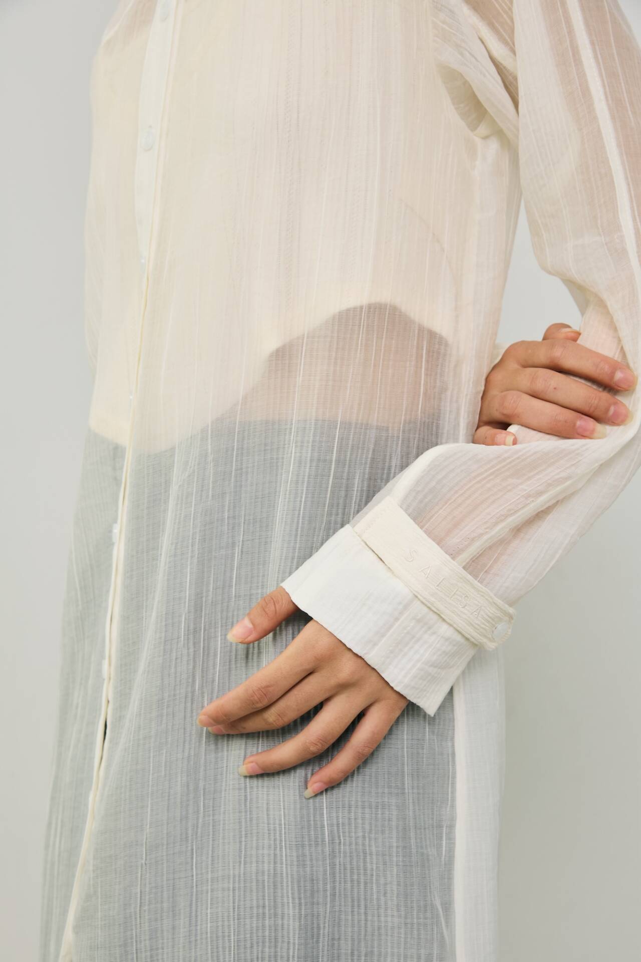 MAXI SHIRT FW24 Sheer