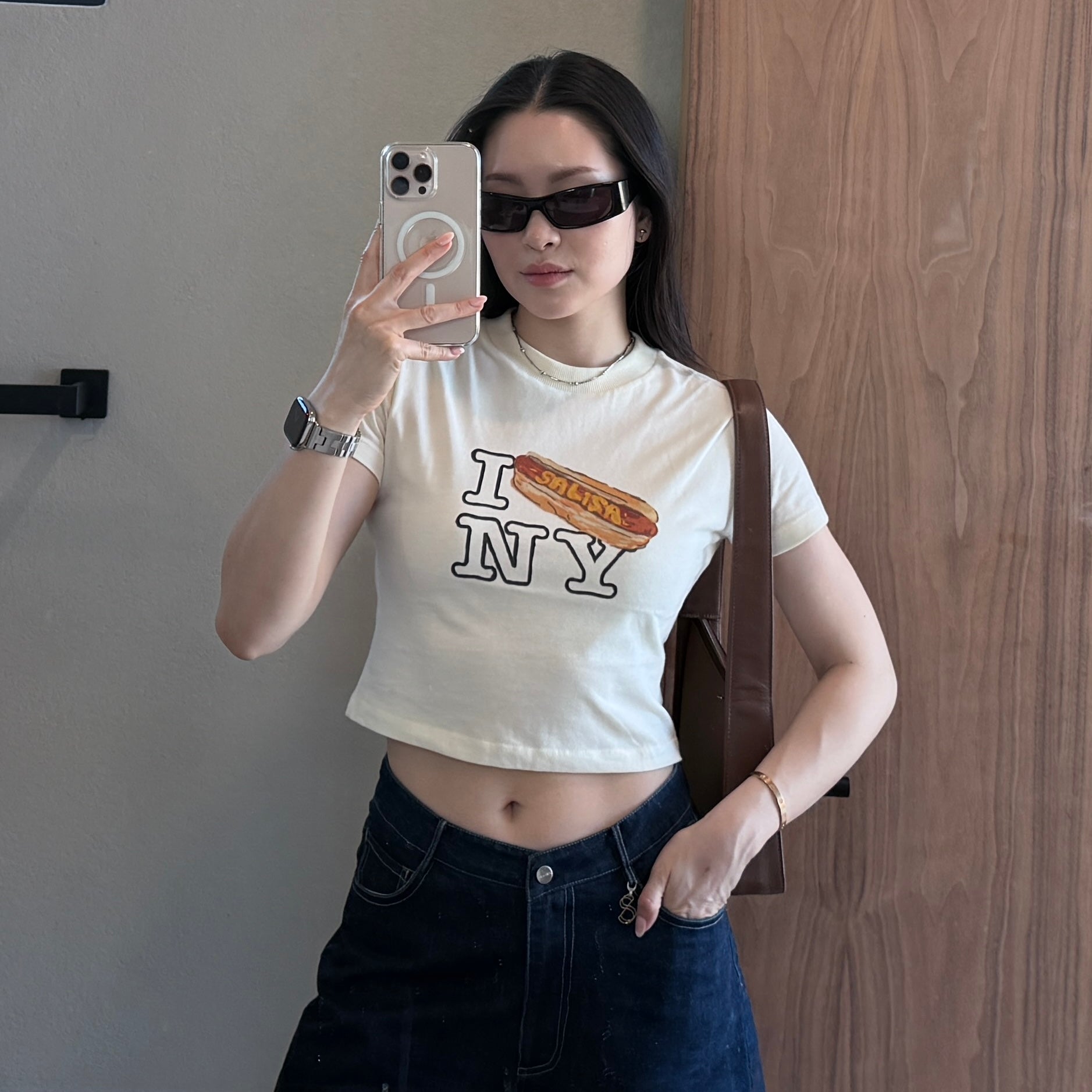 BABY TEE I HOTDOG NY