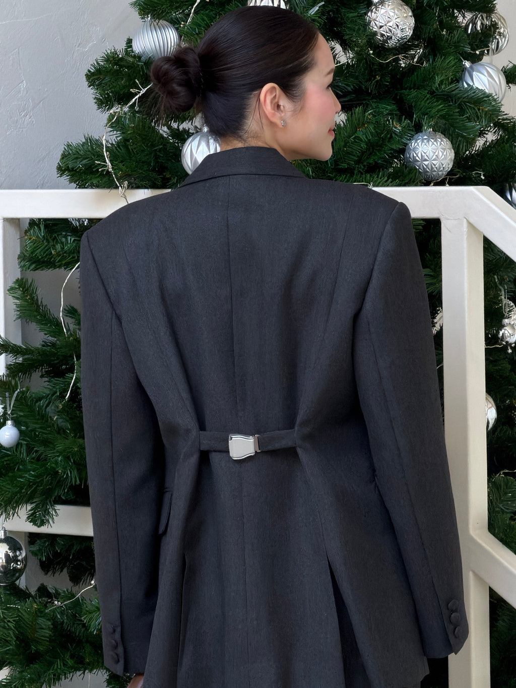 BLAZER FW25 BUCKLE Herringbone