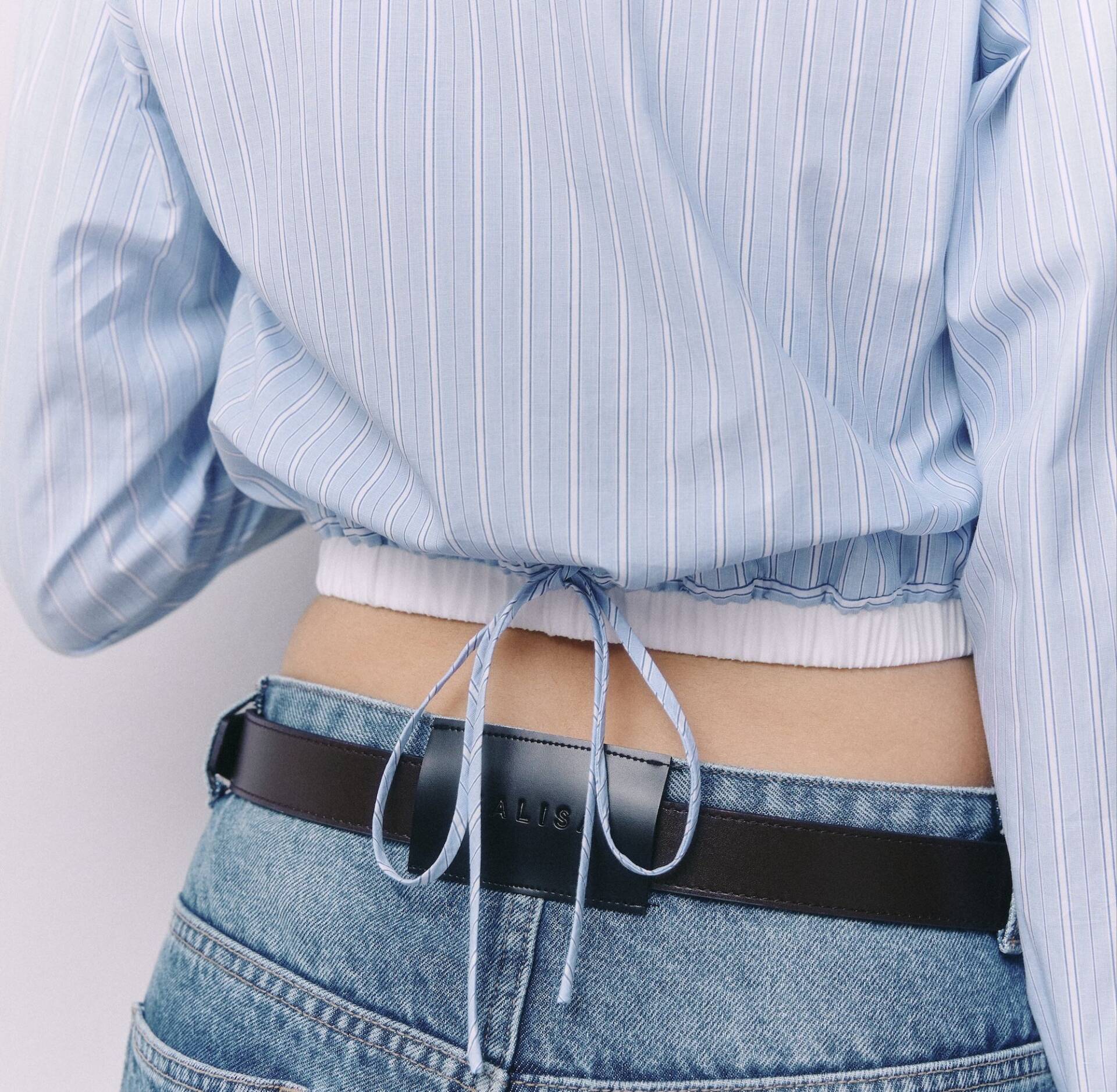SHIRT CUT-OUT SS25 STRIPED (Removable bottom piece)