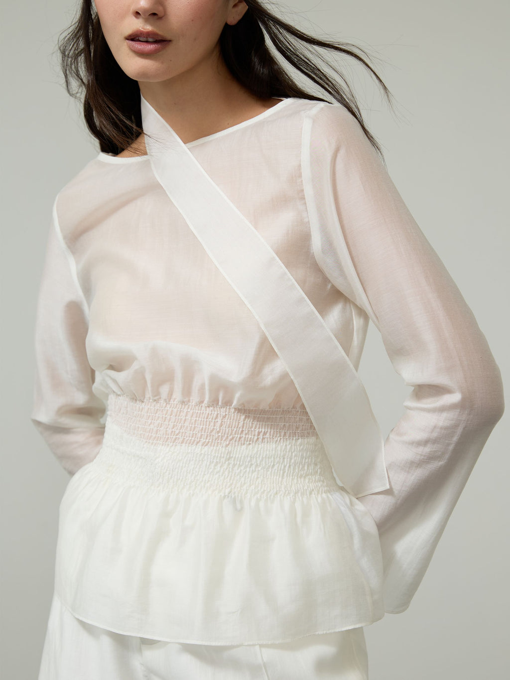 SHEER BLOUSE SS26